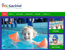 Tablet Screenshot of abcswimschool.co.uk